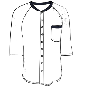 Fashion sewing patterns for MEN T-Shirts T-Shirt 9296